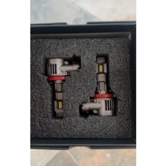 Upgraded H11/H9/H8 Bulbs, 24000LM 700% Brighter, 1:1 Size - Picture 1 of 2